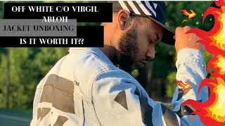 BRAND NEW SSENSE EXCLUSIVE OFF-WHITE C/O VIRGIL ABLOH DENIM JACKET REVIEW AND TRY ON