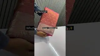 🛍️New launch beautiful silk glamour tissue crush saree ✨💛#saree #trending #ytshorts