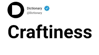 Craftiness Meaning In English