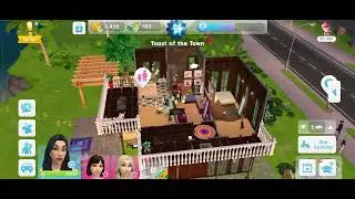 SIMS MOBILE BUILD | DARK SUMMER HOME GOLDEN HOUR VERSION ✨