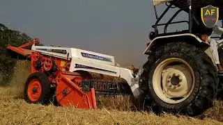 Sawraj 855 with Ks paddy straw chopper