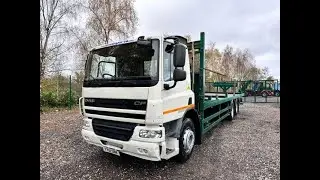 YY61 GNK - DAF CF75 310 10 Tyre Rear Lift Flatbed | Law Truck Centre UK