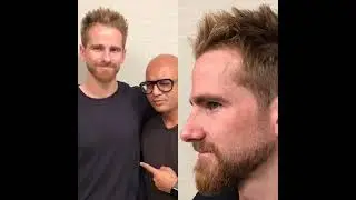 #KaneWilliamson gets a fresh look from celebrity hair stylist Aalim Hakim 💇🏼&zwj;♂️