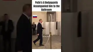 Putin's Bodyguards followed him to the Bathroom 😎 #russia #shorts