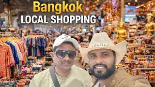 1. Bangkok Shopping Vlog 🇹🇭 | Cheap Markets & Best Deals 😍Telugu 