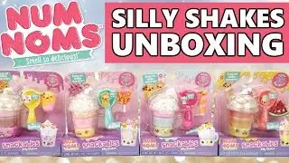 New Num Noms Snackables SILLY SHAKES UNBOXING | Scented Slime + Hidden Num Noms