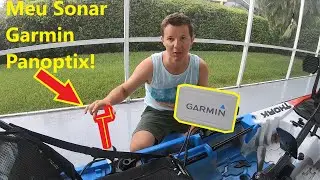 Instalação do Sonar Garmin Livescope panoptix, Kayak Thork Milha Nautica