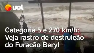 Furacão Beryl causa rastro de destruição na Venezuela e outros países do Caribe; veja vídeos