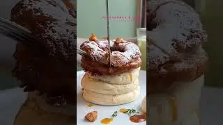 Paris-Brest Style Fluffy Pancakes