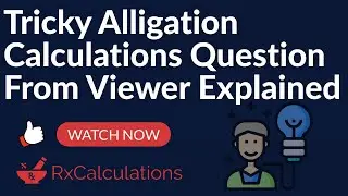 Tricky Alligation Calculations Question from Viewer Explained
