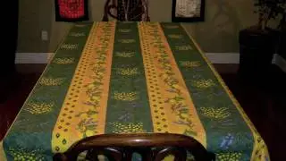French Tablecloths from Provence Slideshow