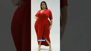 Glamorous 💋💖models lifestyle curvy woman 👩in Empowered dress style. plus size women fashion beauty.