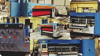 Masina cu 2 culori de produs #cutii din carton | 2 Color Cardboard #Box Making Machine