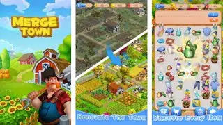 Merge Town : Design Farm - IOS  Gameplay | Official