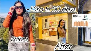 Lost 15 KG in 50 Days | No Gym | Healthy Home Food Only | Real Weight Loss Journey #diet #trend #yt
