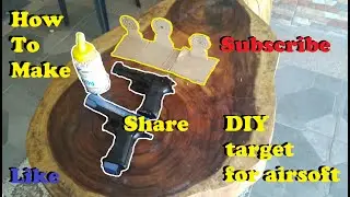 How to make a DIY target for airsoft ll CorentStarYT