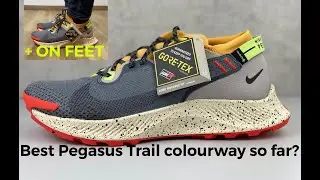 BEST NIKE PEGASUS 2 TRAIL COLOUR WAY? | UNBOXING & ON FEET | smoke grey/ black bucktan&rsquo; | sneaker