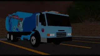 ROBLOX Phoenix AZ Garbage Sim - Recycling Run in Blue Condor Heil Python