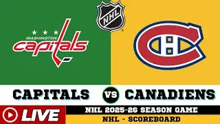 🔴LIVE : Montreal Canadiens Vs Washington Capitals | NHL 2026 | NHL Live SCOREBOARD