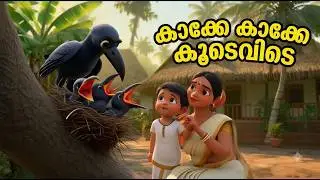 കാക്കേ, കാക്കേ, കൂടെവിടെ | Kake Kake Koodu Video Song | Malayalam Rhymes for Kids