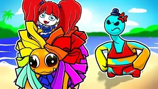 Poppy e Doey levam Yarnaby à PRAIA
