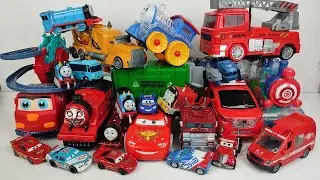 Satisfying with Unboxing HABA Truck Mini Doozer Excavator Loco Train Garbage Truck Fire| ASMR Toy