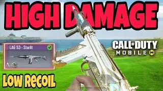 *New* LAG 53 best loadout | This GUNSMITH Secret For rank push in CODM | ZERO RECOIL + HIGH DAMAGE 🤯