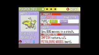 How to get Beautifly in Pokemon Ruby
