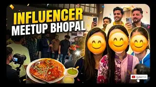Bhopal k influencers ek hi jagah 😌Chirag masale launch huye 😃