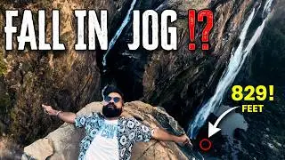 I Fell at Jog Falls⁉️ What Happened at 829 Feet!? Secrets of Sharavathi River Cinematic Travel Film
