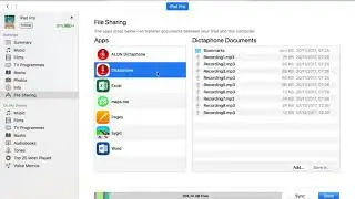 Getting recordings via iTunes
