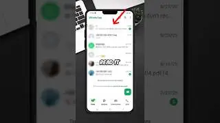how to read whatsapp messages without being seen! #shorts #whatsapp