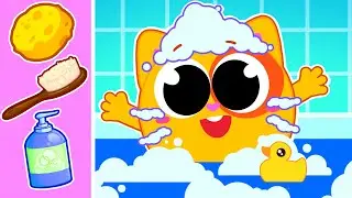 Funny Bathing Time Song | Toddler Zoo Songs For Children & Nursery Rhymes