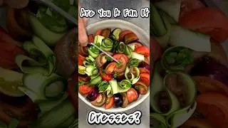 How To Dress Up A Salad Like A Chef? #shorts