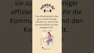 #23 B2 H&ouml;ren &uuml;ben | Practice Listening Skills in German B2 | Learn German | Goethe Zertifikat B2
