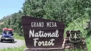 Boondocking Grand Mesa Campsite