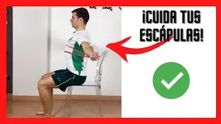 RETRACCIÓN ESCAPULAR 💪 (Ejercicio con BANDA ELÁSTICA para la ESPALDA) 👌