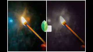 match stick fire photography || editing snapseed