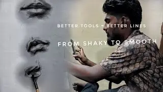 Beginner&rsquo;s Guide: Draw Realistic Lips in 3 Angles & Upgrade Your Tools | Artist Omkar S Ray |#artist