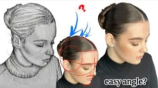 Master Face Drawing from Every Angle Using Loomis Techniques ??