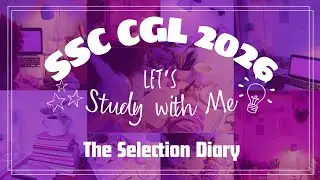  Study Vlog | SSC CGL 2026 Preparation | Library + Tuition Routine