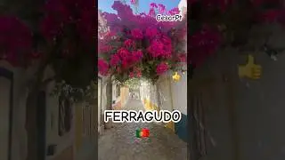 🔥The famous Flower street of Ferragudo #shorts #ferragudo #algarve