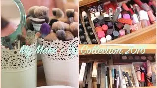 MAKEUP COLLECTION & STORAGE 2016!