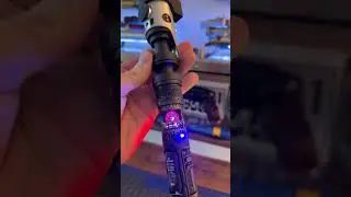 A lightsaber with a marble chamber. #lightsaberaddict #starwars #customlightsaber