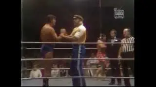 Superstar Graham attacks Peter Mavia-Sept,1977