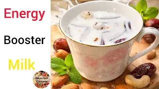 Winter Special Energy Milk |Hot milk with nuts by healthy cuisine 