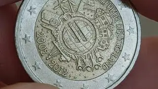 Germany 2 euro, 2012 10 Years of Euro Cash | BUNDESREPUBLIK DEUTSCHLAND