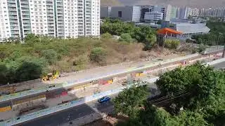 Pune Metro Hinjewadi Phase 3 | Pillars Standing | May 24, 2022 | Hinjewadi ShivajiNagar Metro