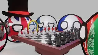 Afghanistan Playing Chess [3D Countryballs Animation]