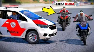 FUGA DE R1200 COM O IRMÃO DO @Nouth  l GTA V VIDA REAL